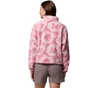 Columbia Helvetia II Printed Cropped Half Snap Damen Rollkragenpullover, rot S