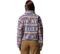 Columbia Helvetia II Printed Cropped Half Snap Damen Rollkragenpullover, weiß XL