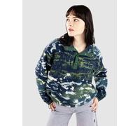 Columbia Helvetia II Printed Cropped Half Snap Half-Zip Fleece Pullover everblue sisters / rn fst Damen Gr. XS