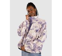 Columbia Helvetia II Printed Cropped Half Snap Half-Zip Fleece Pullover lavender pearl / sunscape Damen Gr. S