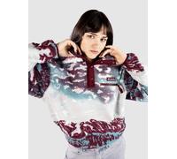 Columbia Helvetia II Printed Cropped Half Snap Half-Zip Fleece Pullover rich wine sisters / rch wn Damen Gr. XS