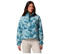 Columbia - Helvetia II Printed Cropped Half Snap W Marine Light Sunscape - L - Fleece Marine Light Sunscape L