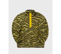 Columbia - Helvetia II Printed Half Snap Fleece - Fleecepullover, Gr. M, oliv (MossyGreen/Topoglitch)