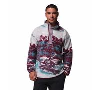 Columbia Herren Fleecepullover HELVETIA II PRINTED HALF SNAP FLEECE, bordeaux, Gr. L