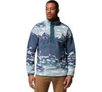 Columbia Helvetia II Printed Half Snap Fleece 2098461461, Men Fleece Sweaters, Blue, M EU