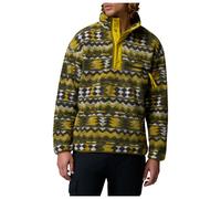 Columbia - Helvetia II Printed Half Snap Fleece - Fleecepullover, Gr. L, oliv (MossyGreen/Retrotree)
