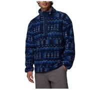 Columbia - Helvetia II Printed Half Snap Fleece - Fleecepullover, Gr. M, blau (MountainBlue/Retrotree)