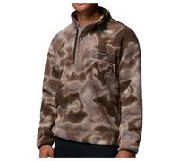 Columbia - Helvetia II Printed Half Snap Fleece - Fleecepullover, Gr. S, braun (Iron/Dyeflow)