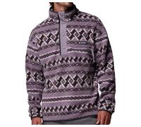 Columbia Helvetia™ II Printed Half Snap Fleece men Half-Zips purple in Größe:S