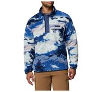 Columbia - Helvetia II Printed Half Snap Fleece - Fleecepullover, Gr. XL, blau (CollegiateNavy/Dreaming)