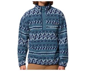 Columbia - Helvetia II Printed Half Snap Fleece - Fleecepullover, Gr. XL, blau (Everblue/Knitknot)