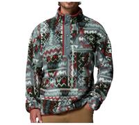 Columbia - Helvetia II Printed Half Snap Fleece - Fleecepullover, Gr. XL, grau (SedonaSage/Geomix)