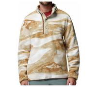 Columbia - Helvetia II Printed Half Snap Fleece - Fleecepullover, Gr. XXL, beige (SeaSalt/Summits)