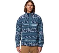 Columbia - Bekleidung Helvetia II Printed Half Snap Fleece - blau - Größe S