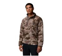 Columbia Helvetia II Printed Half Snap Fleece Herren Rollkragenpullover, braun, Gr. XXL