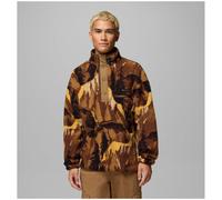 Columbia Helvetia II Printed Half Snap Fleece Herren Rollkragenpullover, braun, Gr. XXL