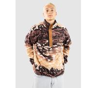 Columbia Helvetia II Printed Half Snap Fleece Pullover camel brown sisters Herren Gr. S