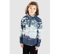Columbia Helvetia II Printed Snap Kids Half-Zip Fleece Pullover crushed blue sisters / evbl Jungen Gr. XS