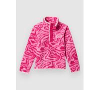 Columbia Helvetia II Printed Snap Kids Half-Zip Fleece Pullover guav pnk tpgltch / guv pnk Jungen Gr. M