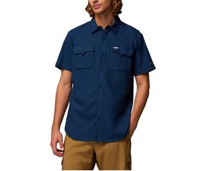 Columbia - Hemd aus recyceltem Polyester mit Sonnenschutz Omni-Shade™ Broad Spectrum UPF 50 und Feuchtigkeitstransport Omni-Wick™ - Herren Navy blau S