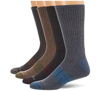 Columbia Herren 4er-Pack Everyday Crew Lässige Socken, Anthrazit/Braun/Marineblau/Schwarz, 37.5-46 EU
