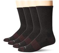 Columbia Herren 4er-Pack Everyday Crew Lässige Socken, Schwarz meliert, 37.5-46 EU