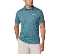 Columbia Herren Alpine Chill Zero Polo Wander-Shirt, Cloudburst Heather, Mittel