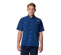 Columbia Herren Big and Powerful Bahama II UPF 30 Kurzarm Angeltrikot, Carbon, 3X Hoch