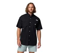 Columbia Herren Bonehead Kurzarm-Angelshirt (Schwarz, Größe 4XT)