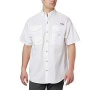 Columbia Herren Bonehead Kurzarmhemd, Weiß, XXL