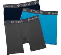 Columbia Herren-Boxershorts, Polyester, Stretch, 3 Paar, Anthrazit/Kompassblau/Collegiate Navy, Größe M, Anthrazit/Kompassblau/Collegiate Navy, Medium