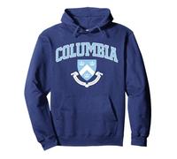 Columbia Herren Classic Arch Over Crest Navy | Columbia Pullover Hoodie