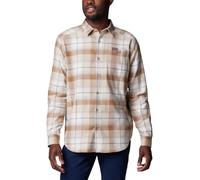 Columbia Herren Flanellhemd Cornell Woods – Langarm, Dark Stone Classic Multi Tartan S