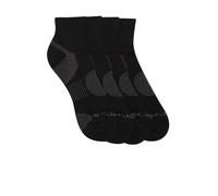 Columbia Herren Everyday Quarter Lässige Socken, Schwarz, 37.5-46 EU (4er Pack)