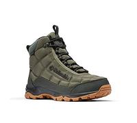 Columbia Herren Firecamp Boot Wanderschuh, Stone Green/Black, 47 EU
