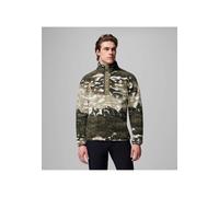 Columbia Herren Fleecepullover HELVETIA II PRINTED HALF SNAP FLEECE, olive, Gr. S