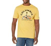 Columbia Herren Graphic T-Shirt, Goldener Nugget/Böcke, Mittel