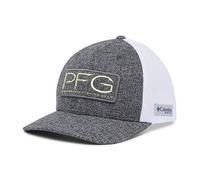 Columbia Herren Hooks Mesh Ball Cap PFG Ballkappe mit Netzhaken, Grill Heather/Gold, S-M