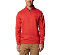 Columbia Herren Hart Mountain Ii Halber Reißverschluss Pullover, Sail Red Heather, X-Large