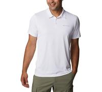 Columbia Herren Hike Polo Wanderhemd, Weiß, X-Large