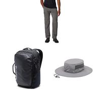 Columbia Herren Hiking Essentials Bundle - Silver Ridge 2-in-1 Hose, Landroamer Rucksack & Bora Bora Booney Hut