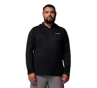 Columbia Herren Kapuzenpullover Terminal Tackle, Herren, athletisch, Kapuzenpulli, Terminal Tackle™ Hoodie, Schwarzes, graues Logo, 4X