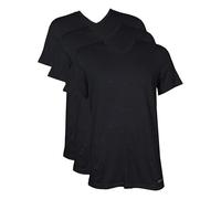 Columbia Herren Kurzarm V-Ausschnitt T-Shirt, schwarz, Mittel (3er Pack)