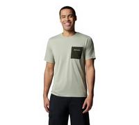 Columbia Hike Pocket Crew Herren T-Shirt, grün M