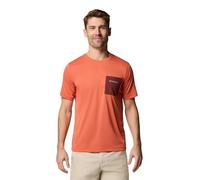 Columbia Herren Kurzarmshirt Rundhalsshirt Hike(TM) T-Shirt, Farbe:Ziegel, Artikel:-851 Tuscan Heather/Spice, Größe:M