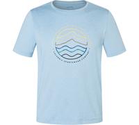 Columbia - Kwick Hike Graphic S/S Tee - T-Shirt, Gr. S, blau (RippleBlueHeather/PeakedLifestyle)