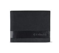 Columbia Herren Everyday Bifold Wallet-Multiple Card Slots, ID Window, Schwarze Prägung, Einheitsgröße, Faltbare Geldbörse für den Alltag, mehrere Kartenfächer, Ausweisfenster