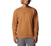 Columbia Herren Meridian Creek Crew Sweatshirt, Kamelbraun/CSC Center Chest, Small