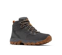 Columbia Herren Newton Ridge Plus Ii Suede Waterproof Mid Rise Trekking-und Wanderstiefel, Dunkelgrau, Gold, Bernstein, 42 EU