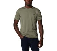 Columbia T-Shirt Zero Rules Herren kurzärmelig Olivgrün – Wandern, Outdoor, Trakking S